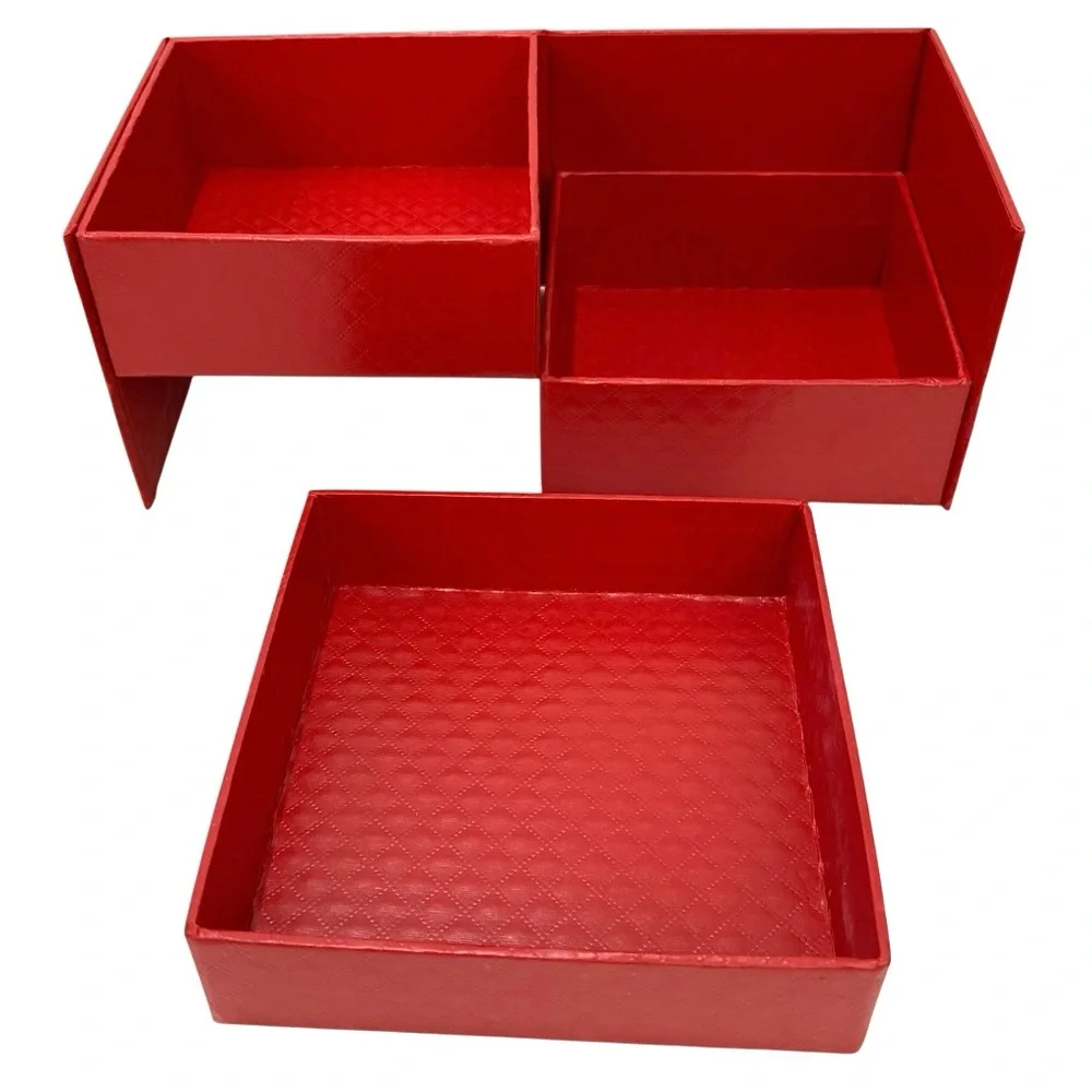 Tiered Gift Storage Box Set of 2